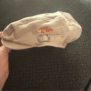 Janie and Jack newsboy tiger khaki tan hat baby boy 12-24 mo zoo animal